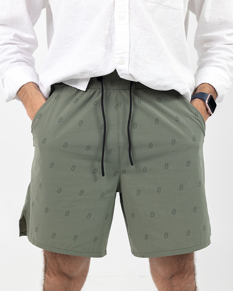AO SHORT Olive - الصورة 5