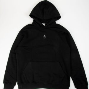 Black Hoodie with cap AO logo